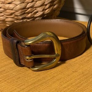 L. L. Bean Genuine All Leather Men’s Belt